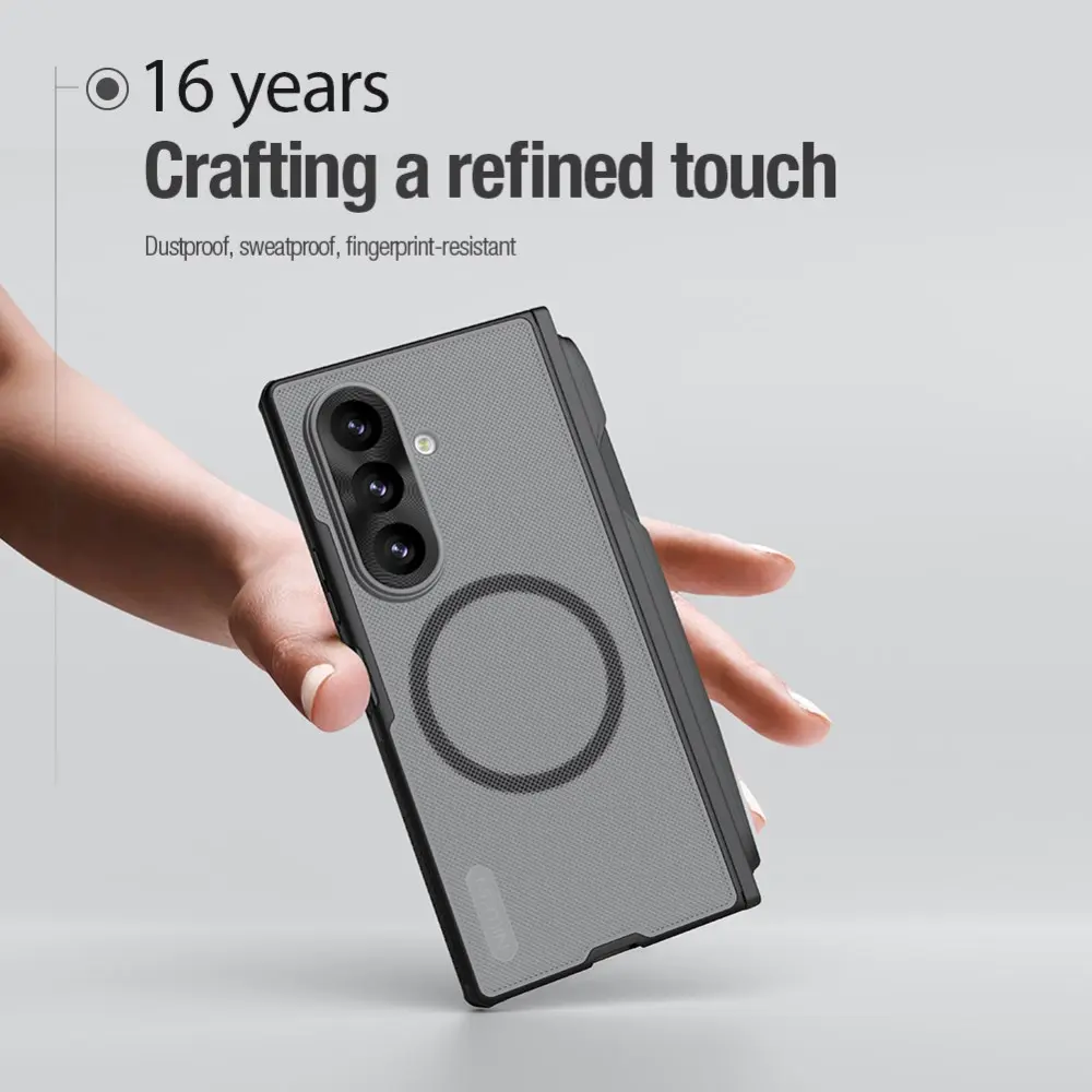 Nillkin Frosted Shield Samsung Galaxy Z Fold 8 Ultra Hoesje Pen Editie Clear afbeelding 13