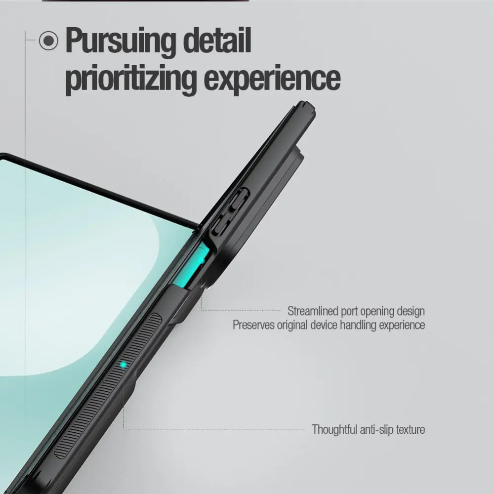 Nillkin Frosted Shield Samsung Galaxy Z Fold 8 Ultra Hoesje Pen Editie Clear afbeelding 5