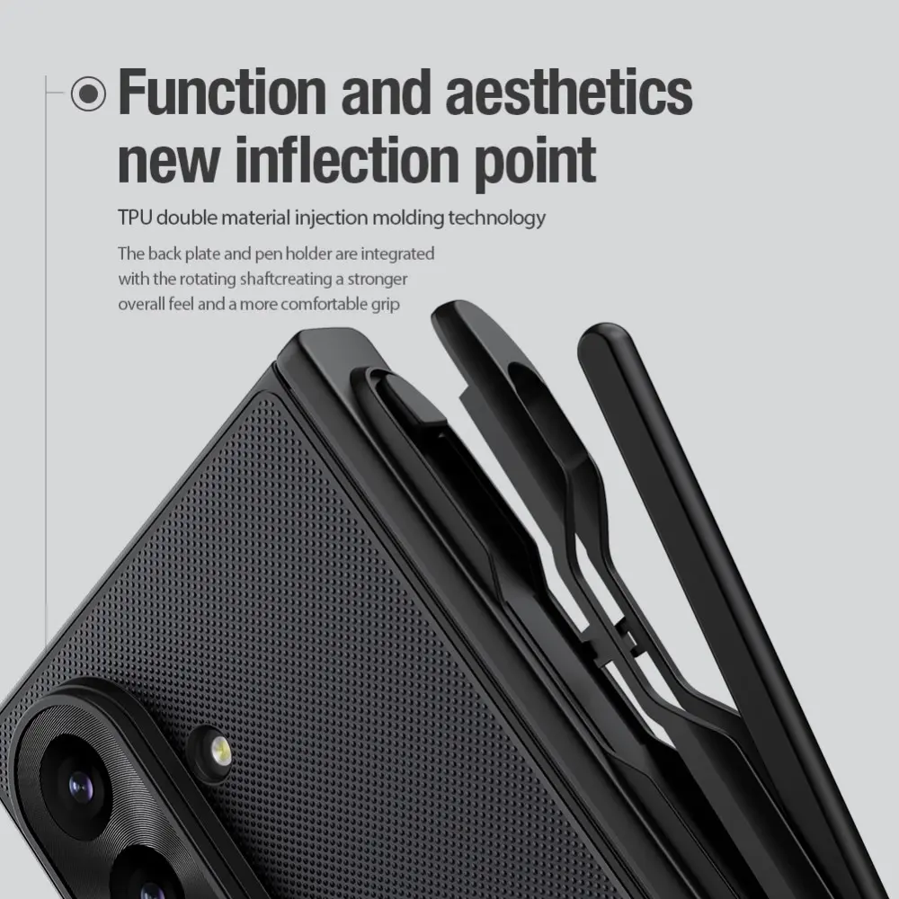 Nillkin Frosted Shield Samsung Galaxy Z Fold 8 Ultra Hoesje Pen Editie Clear afbeelding 16
