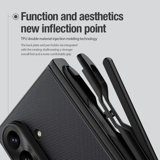Nillkin Frosted Shield Samsung Galaxy Z Fold 8 Ultra Hoesje Pen Editie Clear afbeelding 16