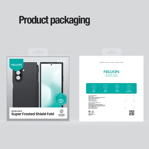 Nillkin Frosted Shield Samsung Galaxy Z Fold 8 Ultra Hoesje Pen Editie Clear afbeelding 8
