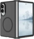 Samsung Galaxy Z Fold 8 Hybrid Hoesje met MagSafe Back Cover Matte Zwart