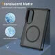 Samsung Galaxy Z Fold 8 Hybrid Hoesje met MagSafe Back Cover Matte Zwart afbeelding 7