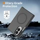Samsung Galaxy Z Fold 8 Hybrid Hoesje met MagSafe Back Cover Matte Zwart afbeelding 4