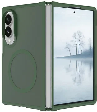 Samsung Galaxy Z Fold 8 Hybrid Hoesje met MagSafe Back Cover Matte Groen