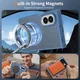 Samsung Galaxy Z Fold 8 Hybrid Hoesje met MagSafe Back Cover Matte Blauw afbeelding 6