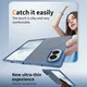 Samsung Galaxy Z Fold 8 Hybrid Hoesje met MagSafe Back Cover Matte Blauw afbeelding 5