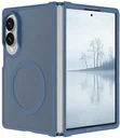Samsung Galaxy Z Fold 8 Hybrid Hoesje met MagSafe Back Cover Matte Blauw