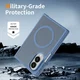 Samsung Galaxy Z Fold 8 Hybrid Hoesje met MagSafe Back Cover Matte Blauw afbeelding 7