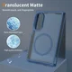 Samsung Galaxy Z Fold 8 Hybrid Hoesje met MagSafe Back Cover Matte Blauw afbeelding 4
