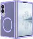 Samsung Galaxy Z Fold 8 Hybrid Hoesje met MagSafe Back Cover Matte Paars