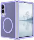 Samsung Galaxy Z Fold 8 Hybrid Hoesje met MagSafe Back Cover Matte Paars