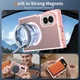 Samsung Galaxy Z Fold 8 Hybrid Hoesje met MagSafe Back Cover Matte Roze afbeelding 5