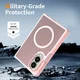 Samsung Galaxy Z Fold 8 Hybrid Hoesje met MagSafe Back Cover Matte Roze afbeelding 6