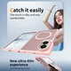 Samsung Galaxy Z Fold 8 Hybrid Hoesje met MagSafe Back Cover Matte Roze afbeelding 4