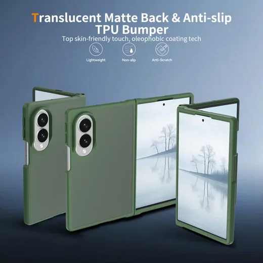 Samsung Galaxy Z Fold 8 Hoesje Back Cover Matte Groen afbeelding 2