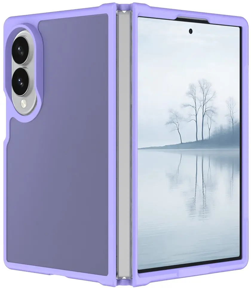 Samsung Galaxy Z Fold 8 Hoesje Back Cover Matte Paars afbeelding 1