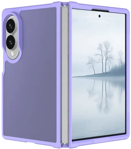 Samsung Galaxy Z Fold 8 Hoesje Back Cover Matte Paars afbeelding 1