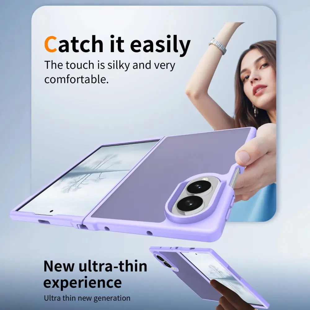 Samsung Galaxy Z Fold 8 Hoesje Back Cover Matte Paars afbeelding 5