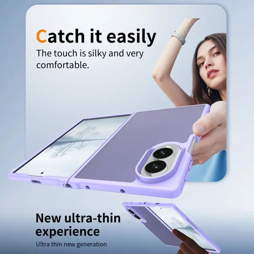 Samsung Galaxy Z Fold 8 Hoesje Back Cover Matte Paars afbeelding 5