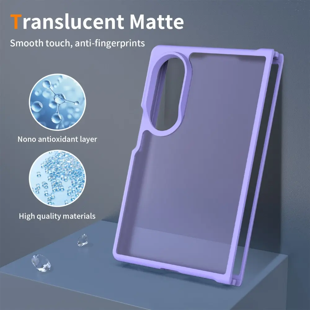 Samsung Galaxy Z Fold 8 Hoesje Back Cover Matte Paars afbeelding 4