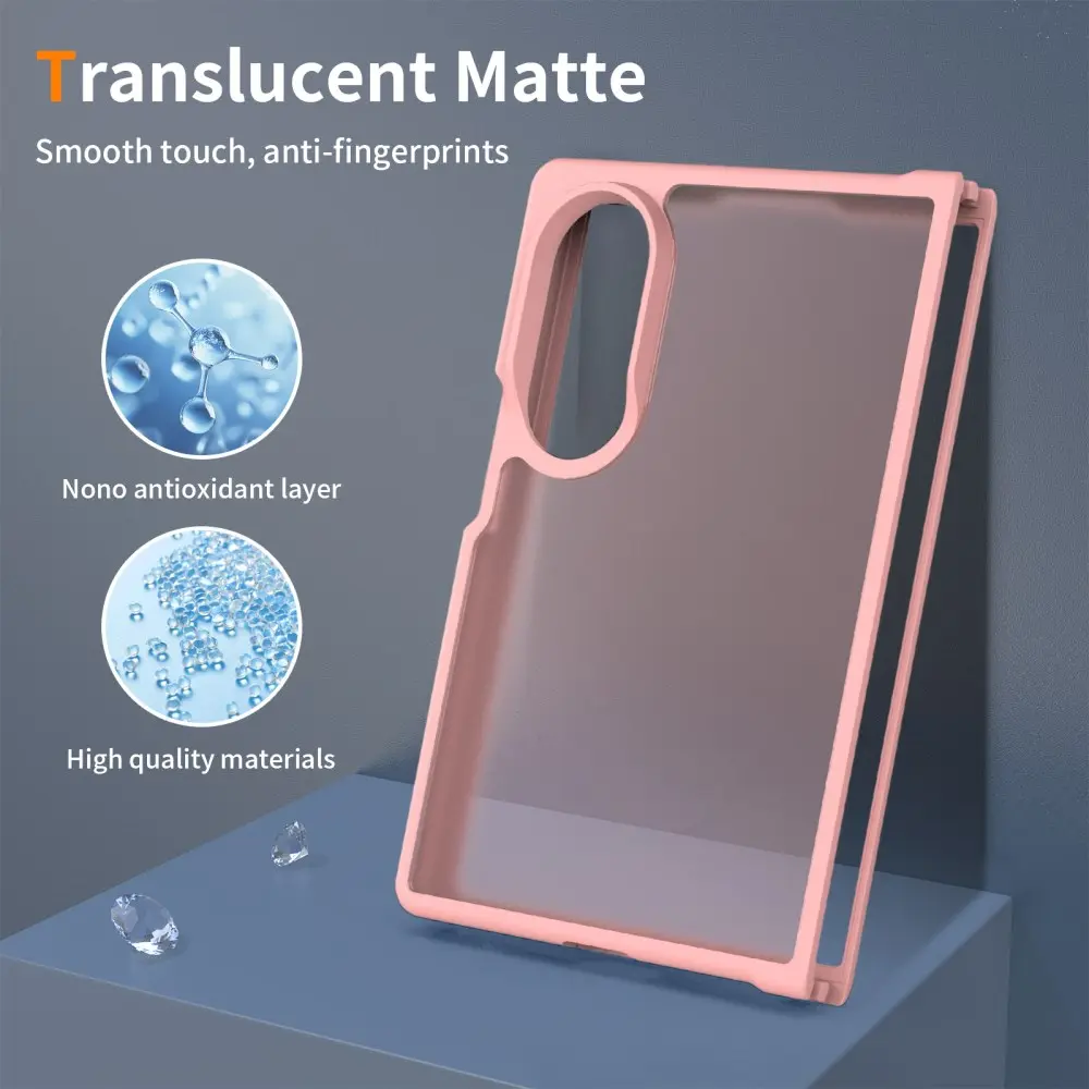 Samsung Galaxy Z Fold 8 Hoesje Back Cover Matte Roze afbeelding 4