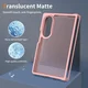 Samsung Galaxy Z Fold 8 Hoesje Back Cover Matte Roze afbeelding 4