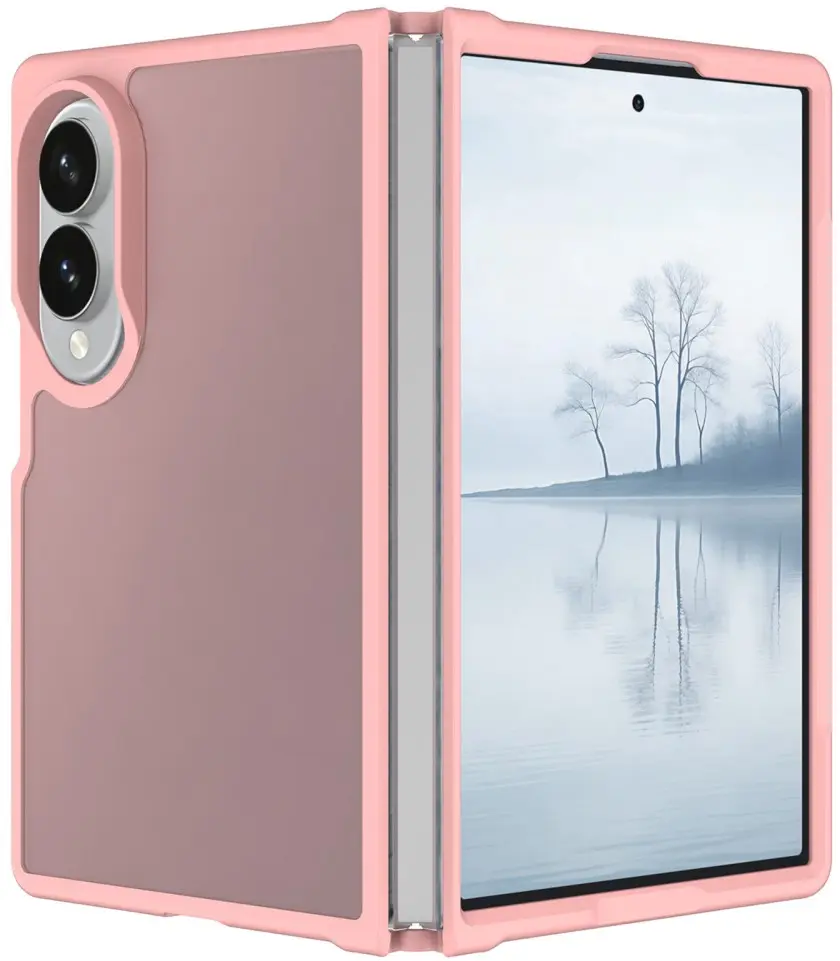 Samsung Galaxy Z Fold 8 Hoesje Back Cover Matte Roze afbeelding 1