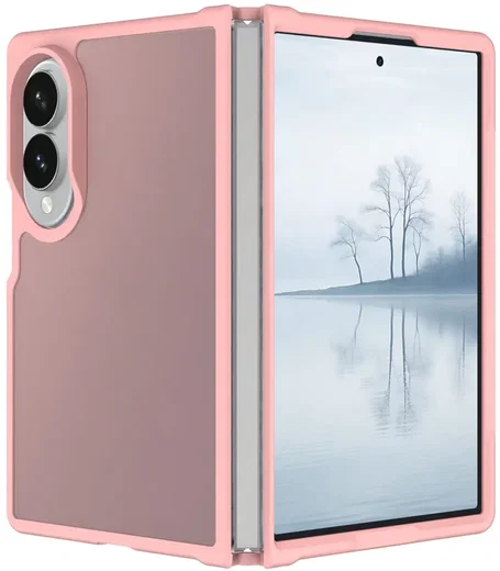 Samsung Galaxy Z Fold 8 Hoesje Back Cover Matte Roze afbeelding 1