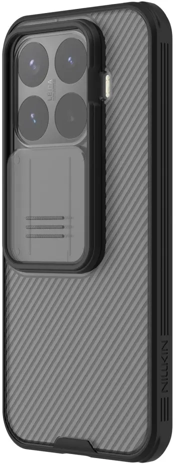 Nillkin CamShield Xiaomi 17T Hoesje Camera Slider Back Cover Clear Zwart afbeelding 2