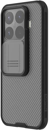 Nillkin CamShield Xiaomi 17T Hoesje Camera Slider Back Cover Clear Zwart afbeelding 2