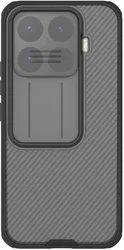 Nillkin CamShield Xiaomi 17T Hoesje Camera Slider Back Cover Clear Zwart afbeelding