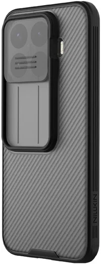 Nillkin CamShield Pro Xiaomi 17T Pro Hoesje met Camera Slider Clear Zwart afbeelding 2