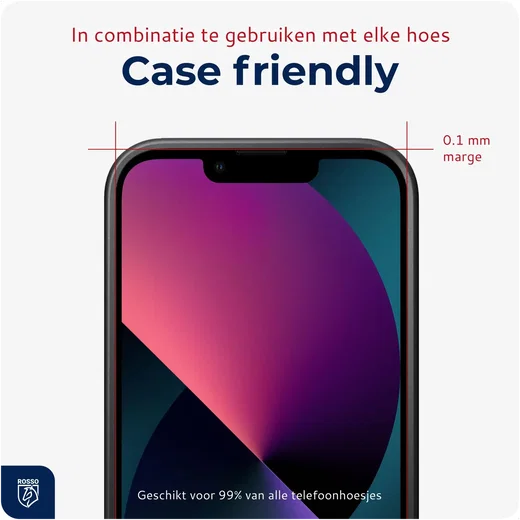 Rosso Apple iPhone 13 / 13 Pro Tempered Glass met Installatietray (2-Pack) afbeelding 7