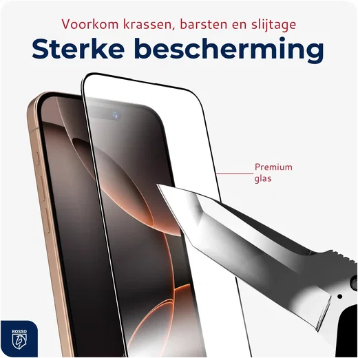 Rosso Apple iPhone 13 / 13 Pro Tempered Glass met Installatietray (2-Pack) afbeelding 4