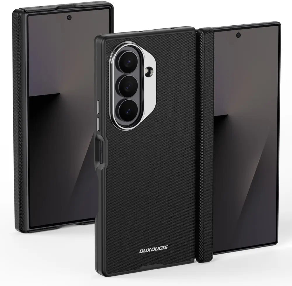 Dux Ducis Vyne Samsung Galaxy Z Fold 8 Ultra Hoesje Back Cover Zwart afbeelding 1
