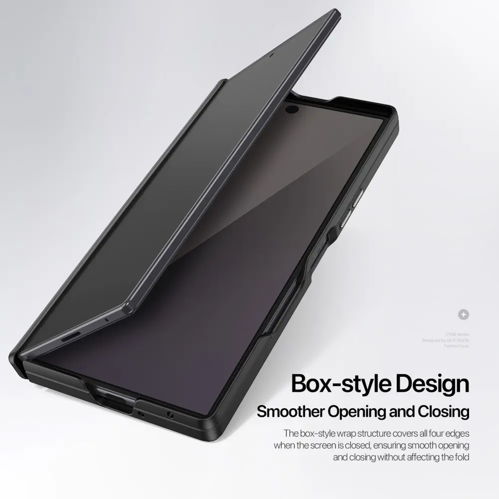 Dux Ducis Vyne Samsung Galaxy Z Fold 8 Ultra Hoesje Back Cover Zwart afbeelding 8