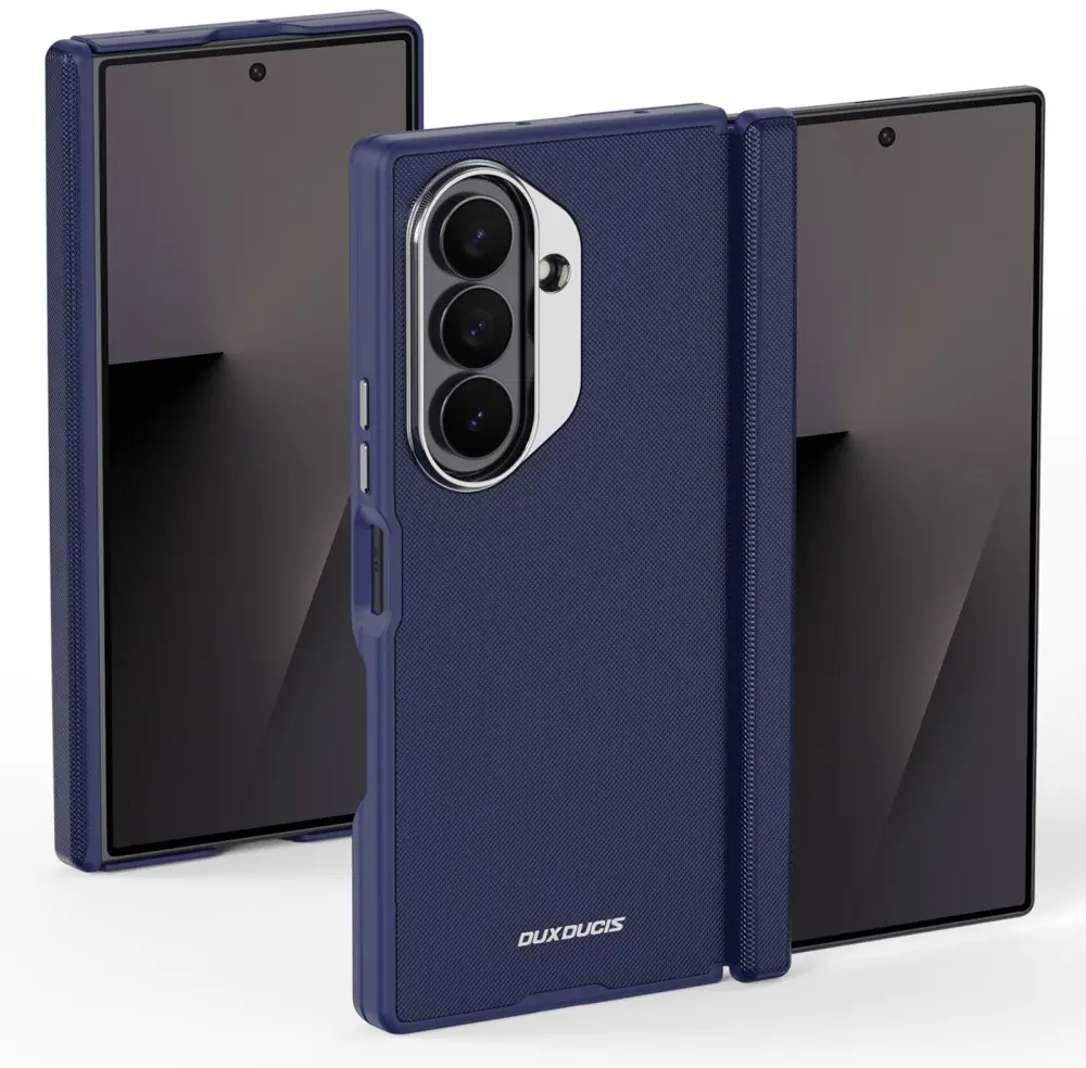 Dux Ducis Vyne Samsung Galaxy Z Fold 8 Ultra Hoesje Back Cover Blauw afbeelding 1