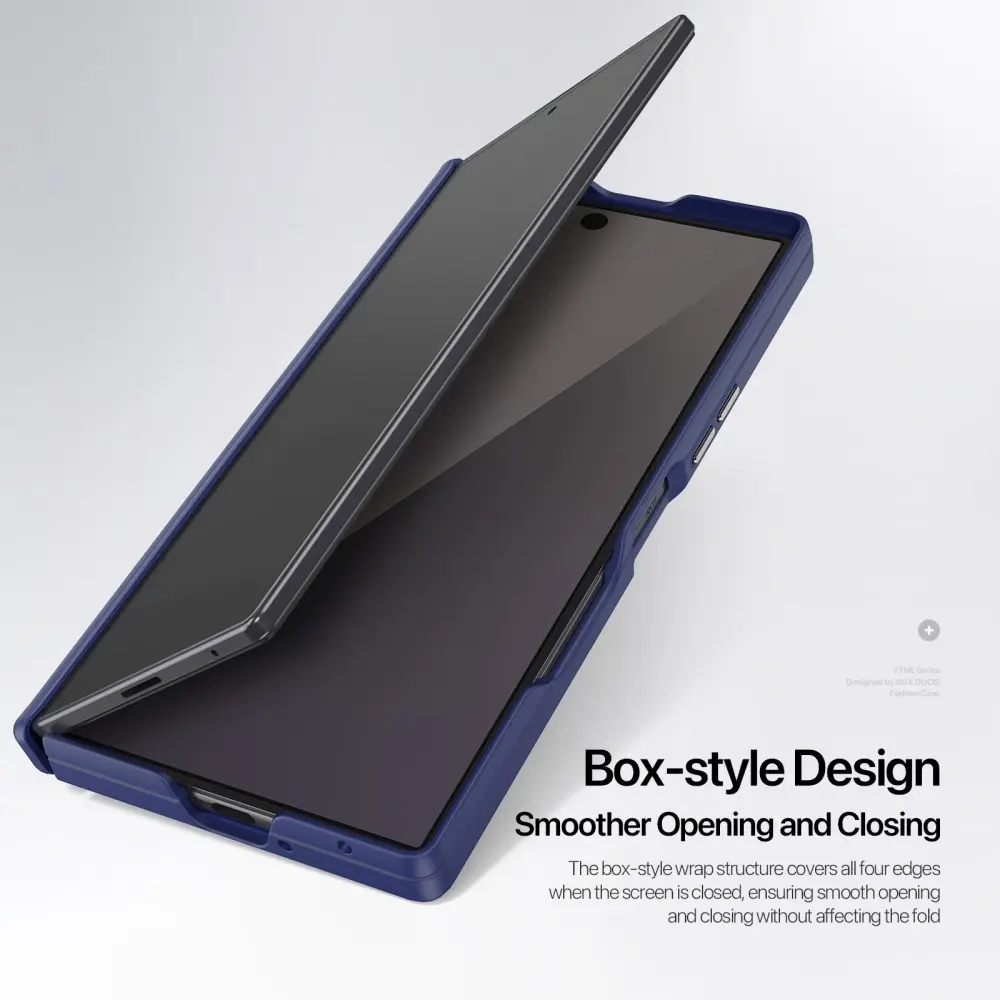 Dux Ducis Vyne Samsung Galaxy Z Fold 8 Ultra Hoesje Back Cover Blauw afbeelding 8