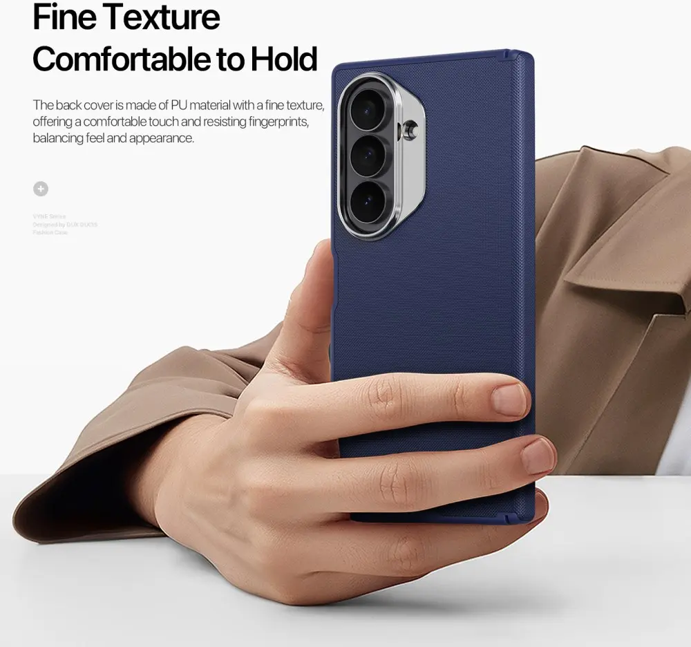 Dux Ducis Vyne Samsung Galaxy Z Fold 8 Ultra Hoesje Back Cover Blauw afbeelding 7
