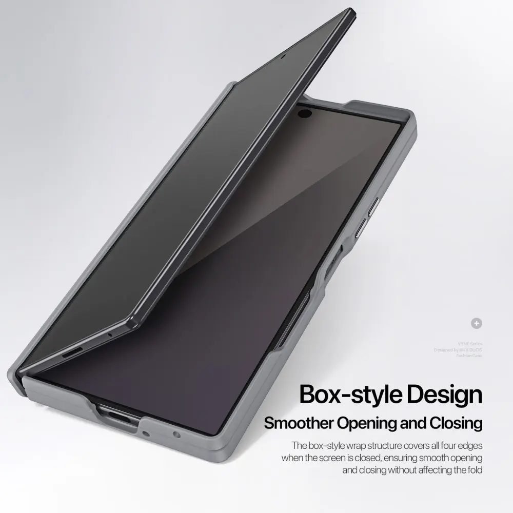 Dux Ducis Vyne Samsung Galaxy Z Fold 8 Ultra Hoesje Back Cover Grijs afbeelding 8