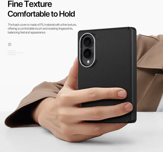 Dux Ducis Vyne Samsung Galaxy Z Fold 8 Hoesje Back Cover Zwart afbeelding 7