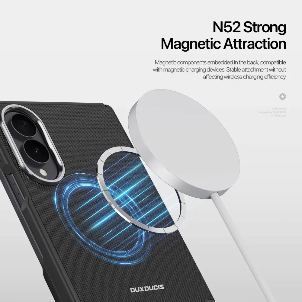 Dux Ducis Vyne Samsung Galaxy Z Fold 8 Hoesje Back Cover Zwart afbeelding 3