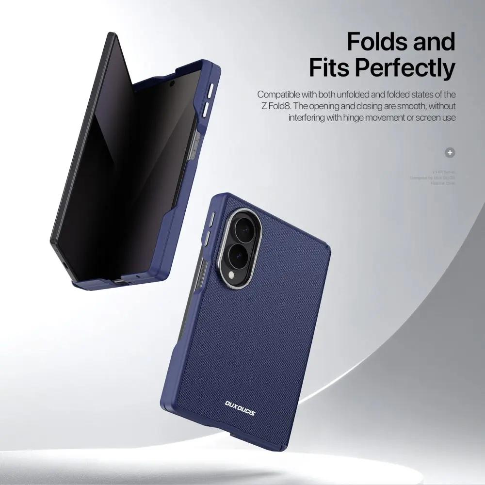 Dux Ducis Vyne Samsung Galaxy Z Fold 8 Hoesje Back Cover Blauw afbeelding 5
