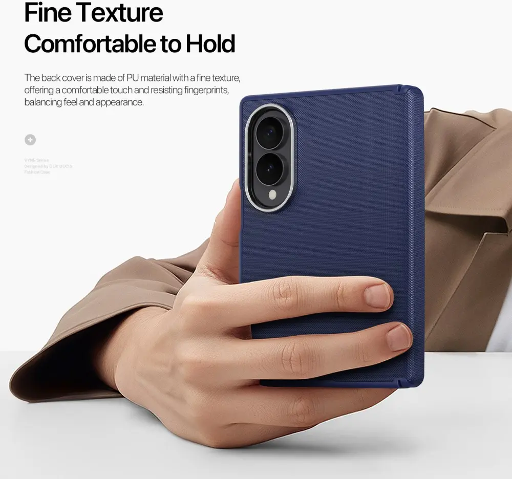 Dux Ducis Vyne Samsung Galaxy Z Fold 8 Hoesje Back Cover Blauw afbeelding 7