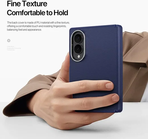 Dux Ducis Vyne Samsung Galaxy Z Fold 8 Hoesje Back Cover Blauw afbeelding 7