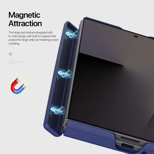 Dux Ducis Vyne Samsung Galaxy Z Fold 8 Hoesje Back Cover Blauw afbeelding 9