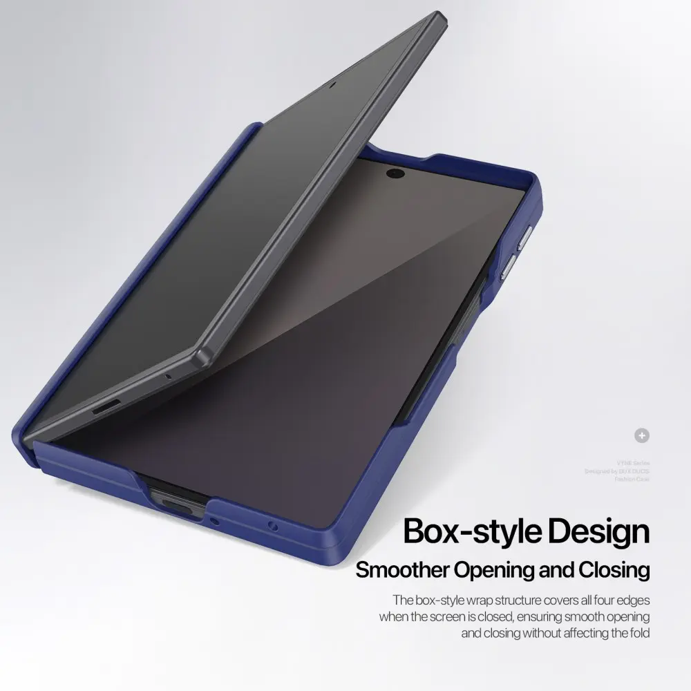 Dux Ducis Vyne Samsung Galaxy Z Fold 8 Hoesje Back Cover Blauw afbeelding 8