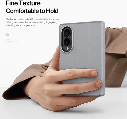 Dux Ducis Vyne Samsung Galaxy Z Fold 8 Hoesje Back Cover Grijs afbeelding 9
