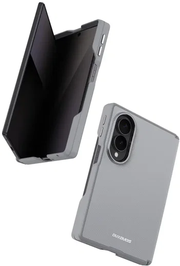 Dux Ducis Vyne Samsung Galaxy Z Fold 8 Hoesje Back Cover Grijs afbeelding 12